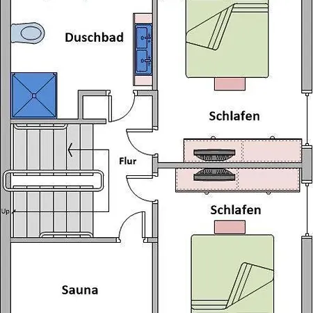 Ferienhaus Doppelhaushälfte Huus Heimat *